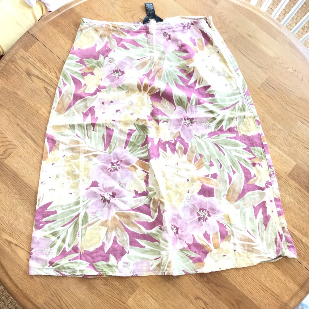 Tropical Floral A line skirt